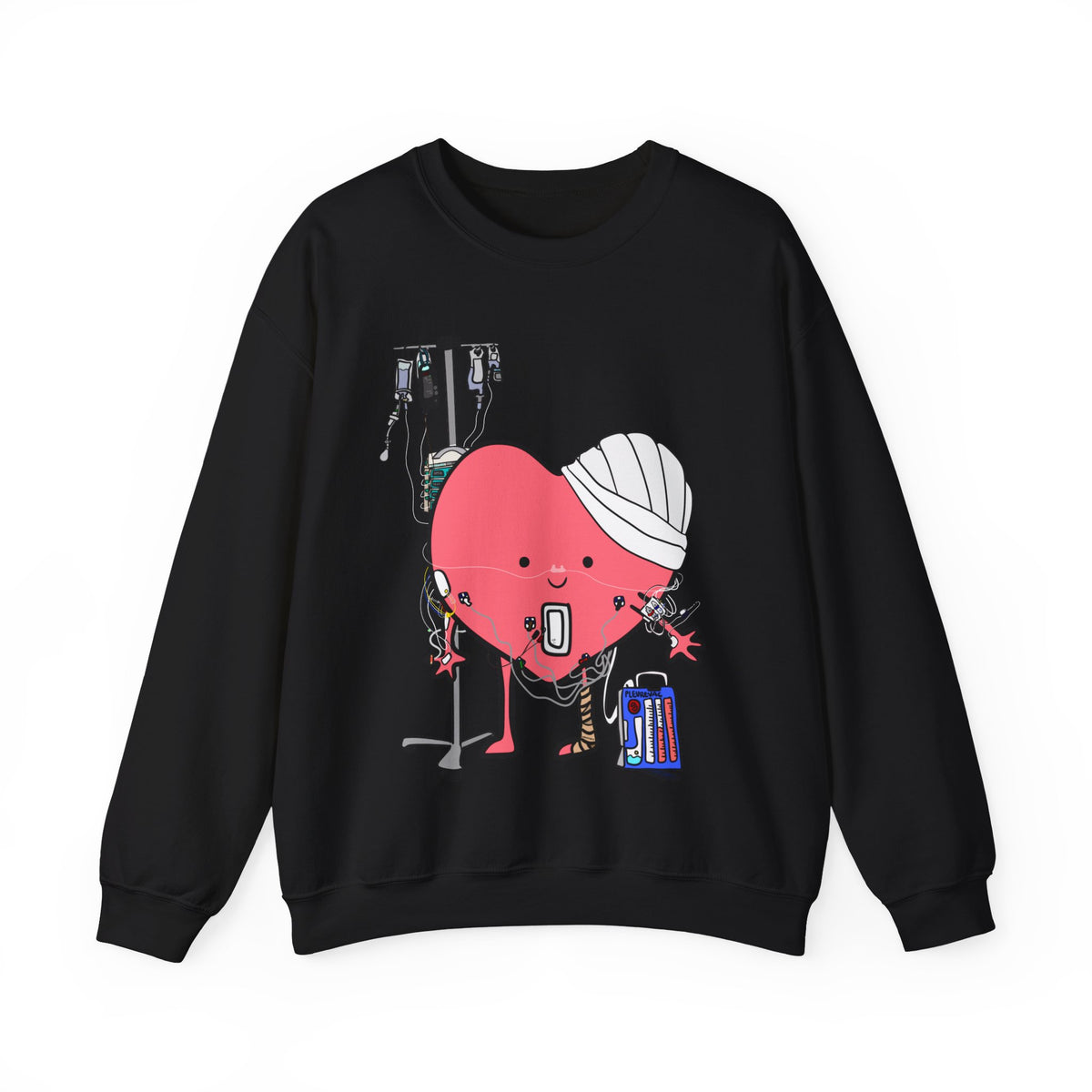 FRONT ONLY Post Op Heart Sweater