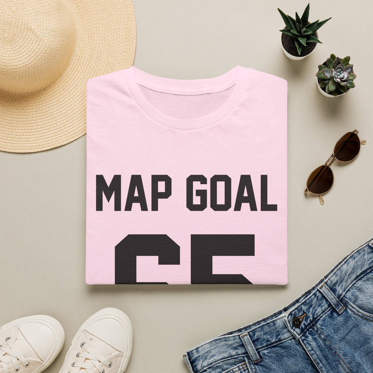FRONT ONLY MAP Goal 65 Shirt