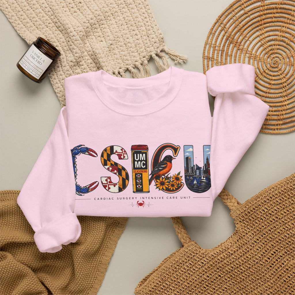FRONT ONLY Maryland CSICU Sweater