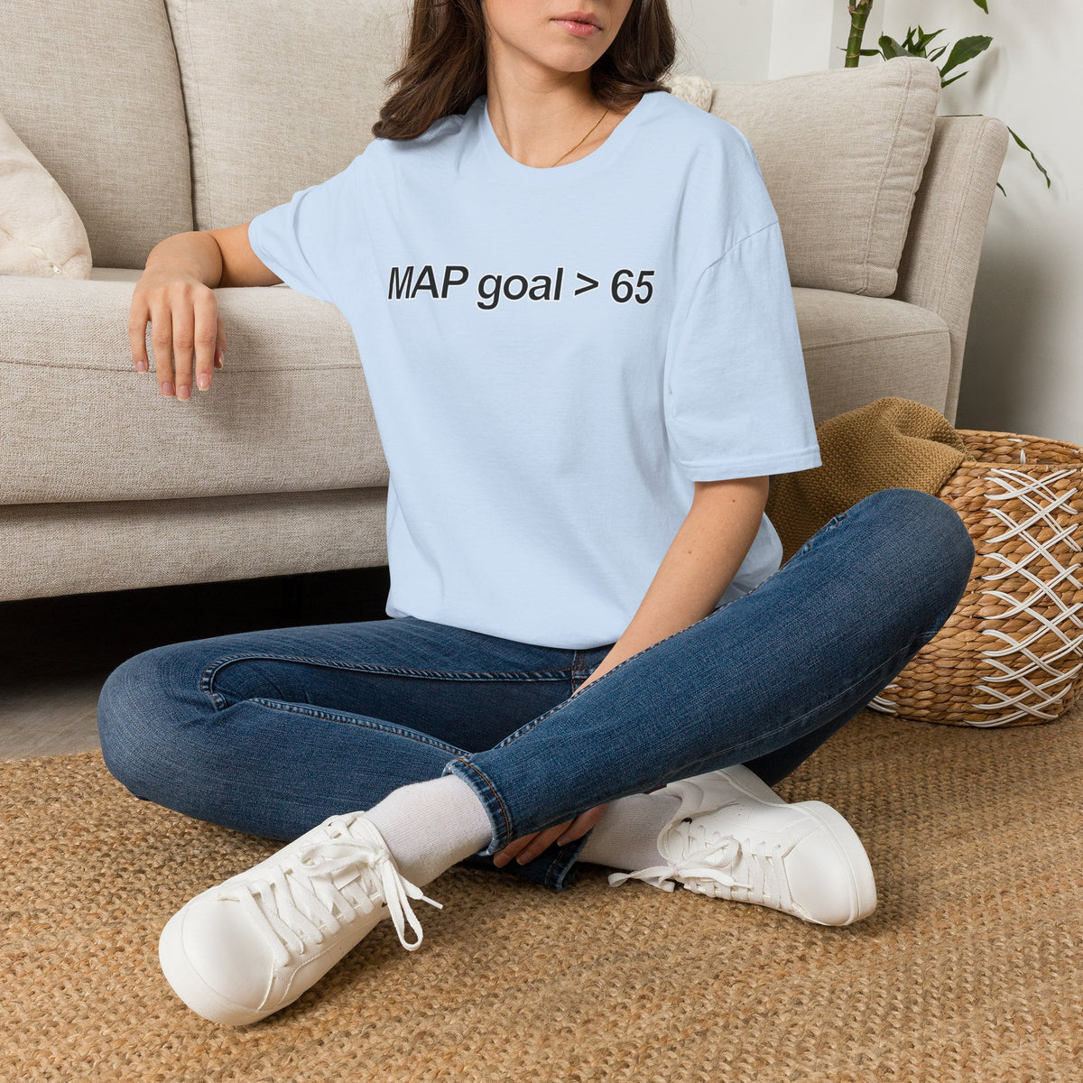 FRONT ONLY MAP Goal > 65 Shirt