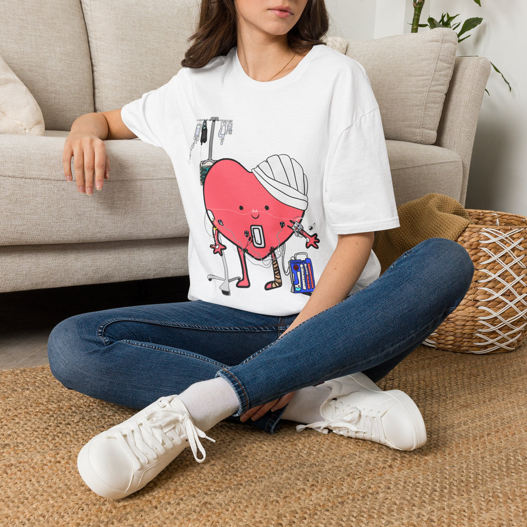 FRONT ONLY Post Op Heart Shirt