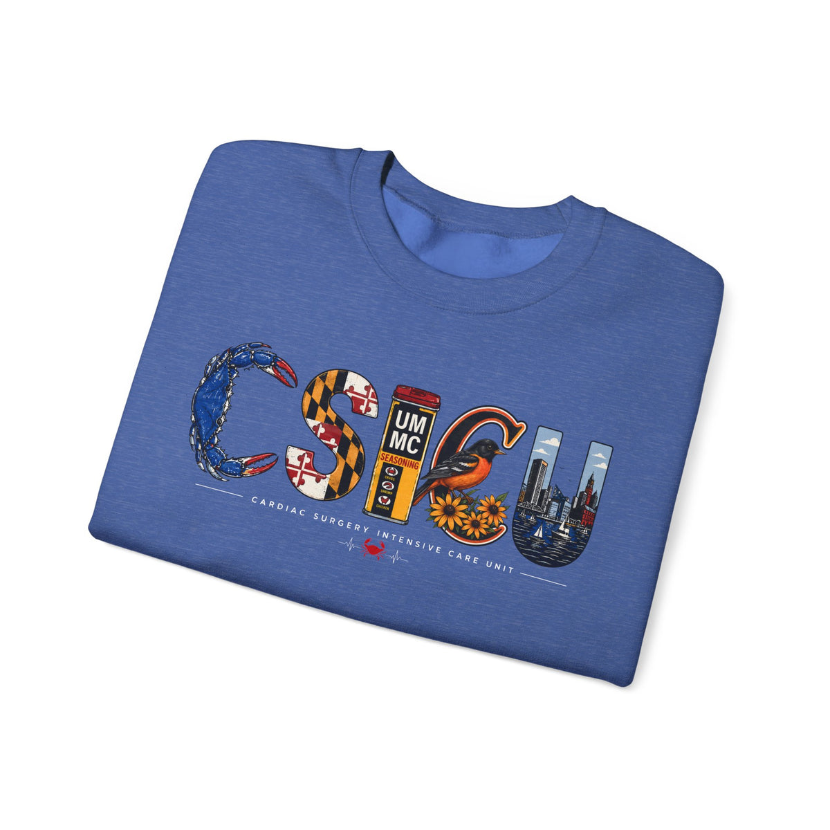 FRONT ONLY Maryland CSICU Sweater