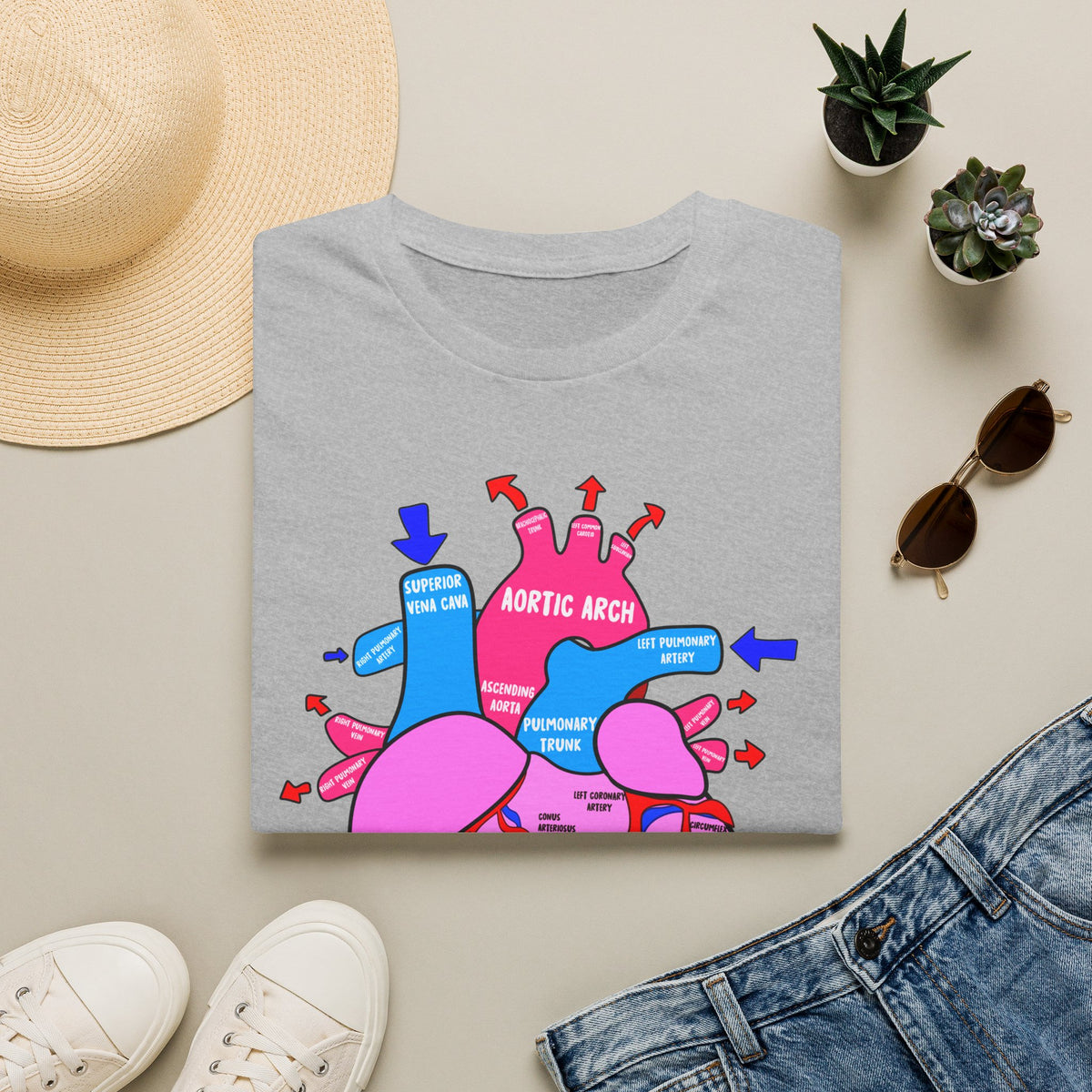 FRONT ONLY Coronary Arteries Shirt