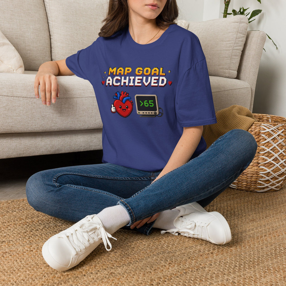 FRONT ONLY MAP Goal Achieved Shirt