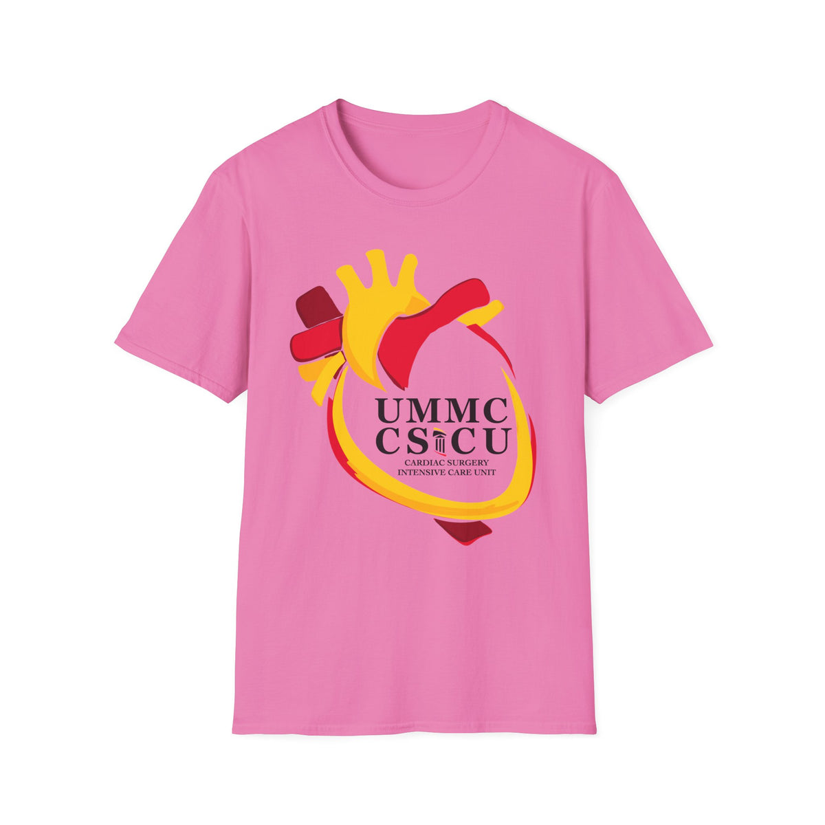 FRONT ONLY CSICU Heart shirt