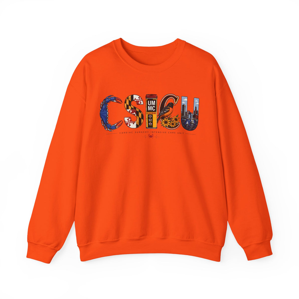 FRONT ONLY Maryland CSICU Sweater