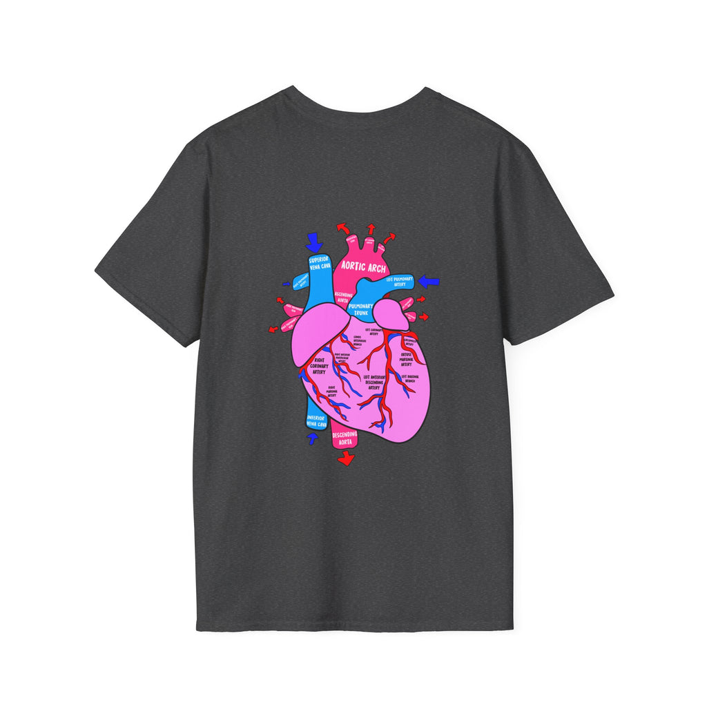 CSICU Labeled Heart Shirt