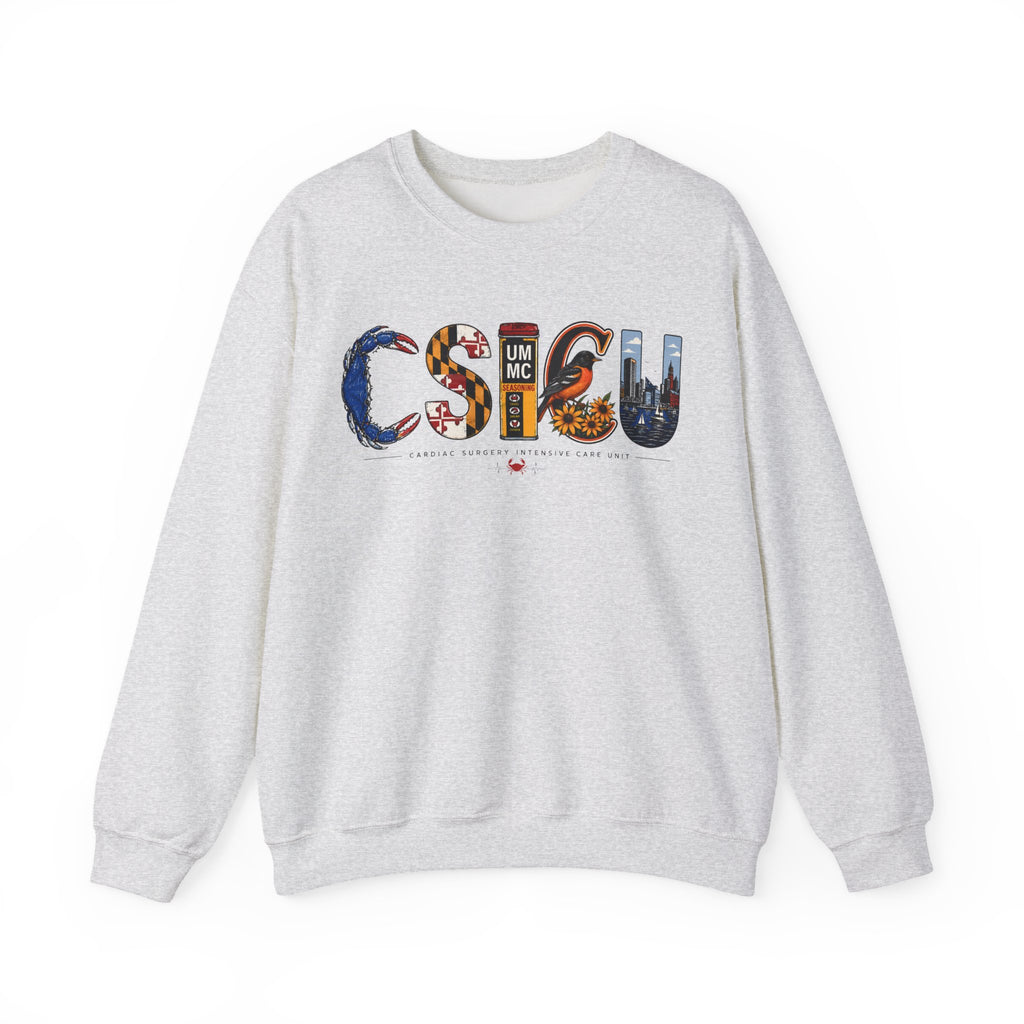 FRONT ONLY Maryland CSICU Sweater