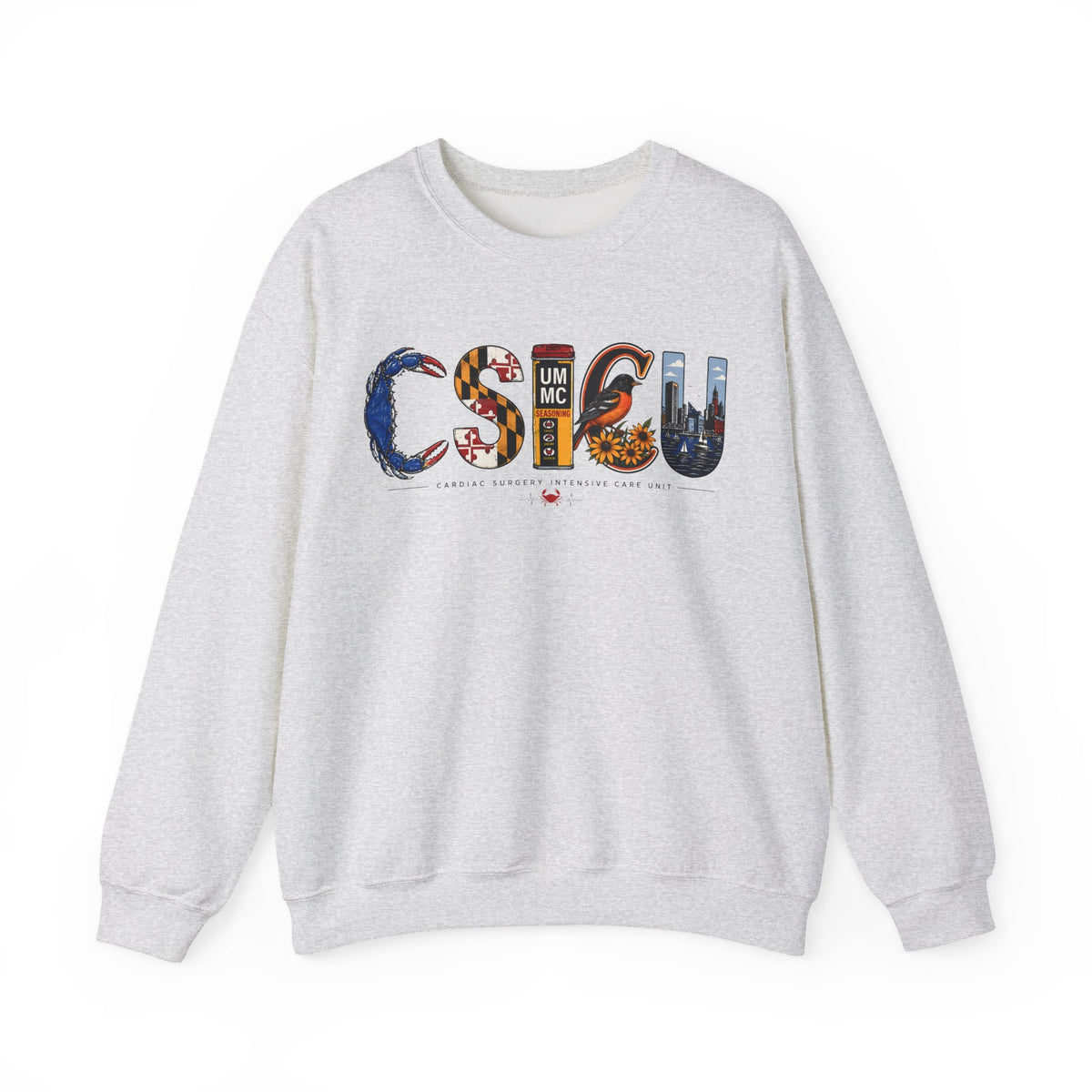 FRONT ONLY Maryland CSICU Sweater
