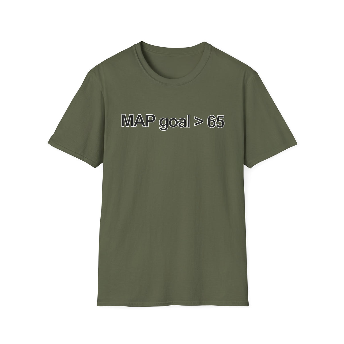 FRONT ONLY MAP Goal > 65 Shirt
