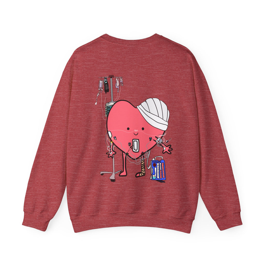 Post Op Heart Sweater