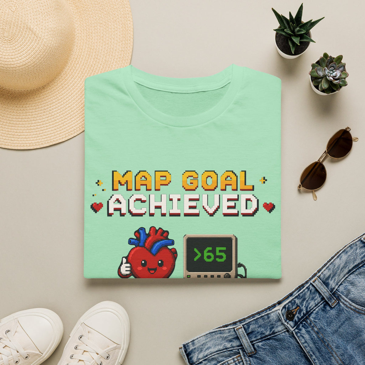 FRONT ONLY MAP Goal Achieved Shirt
