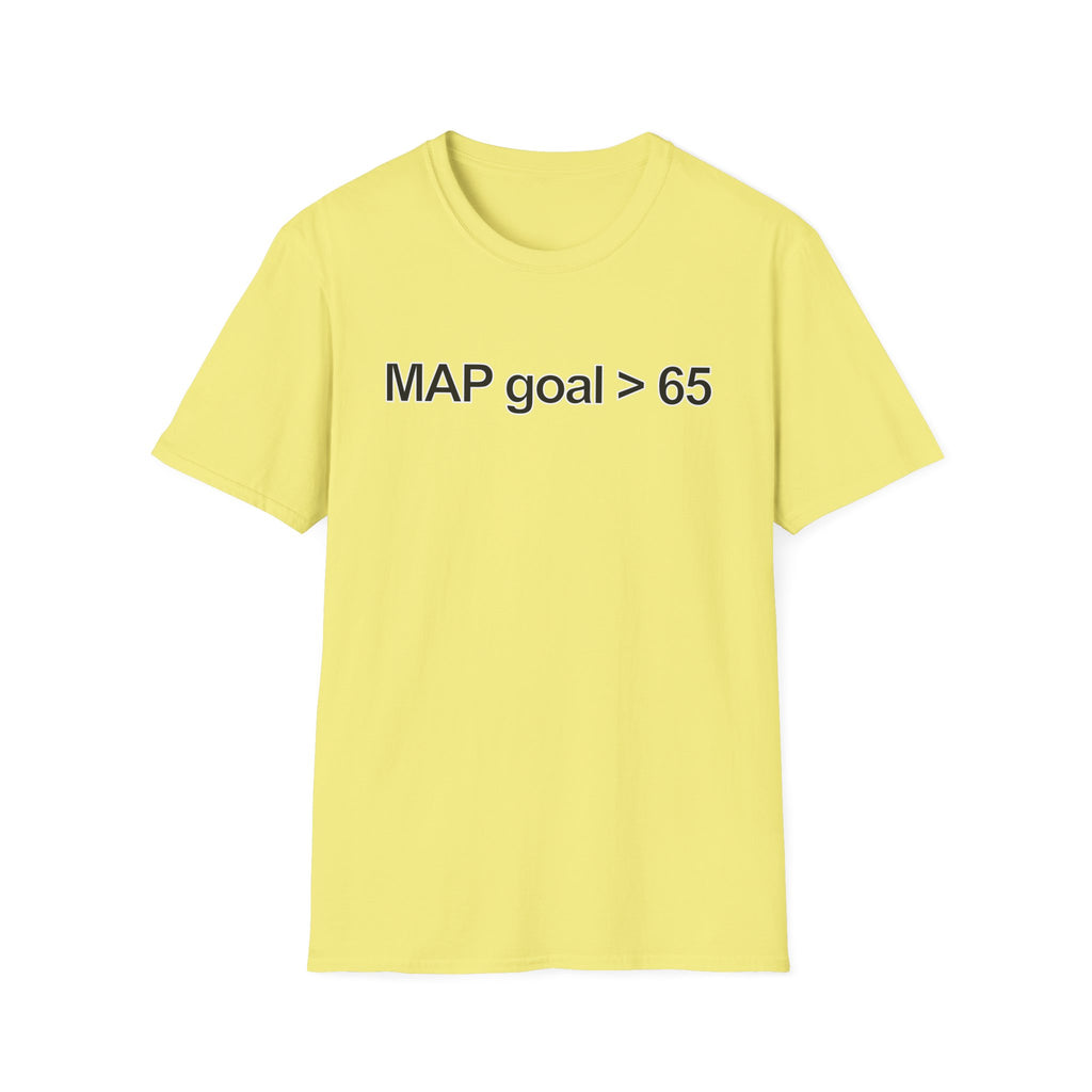 FRONT ONLY MAP Goal > 65 Shirt