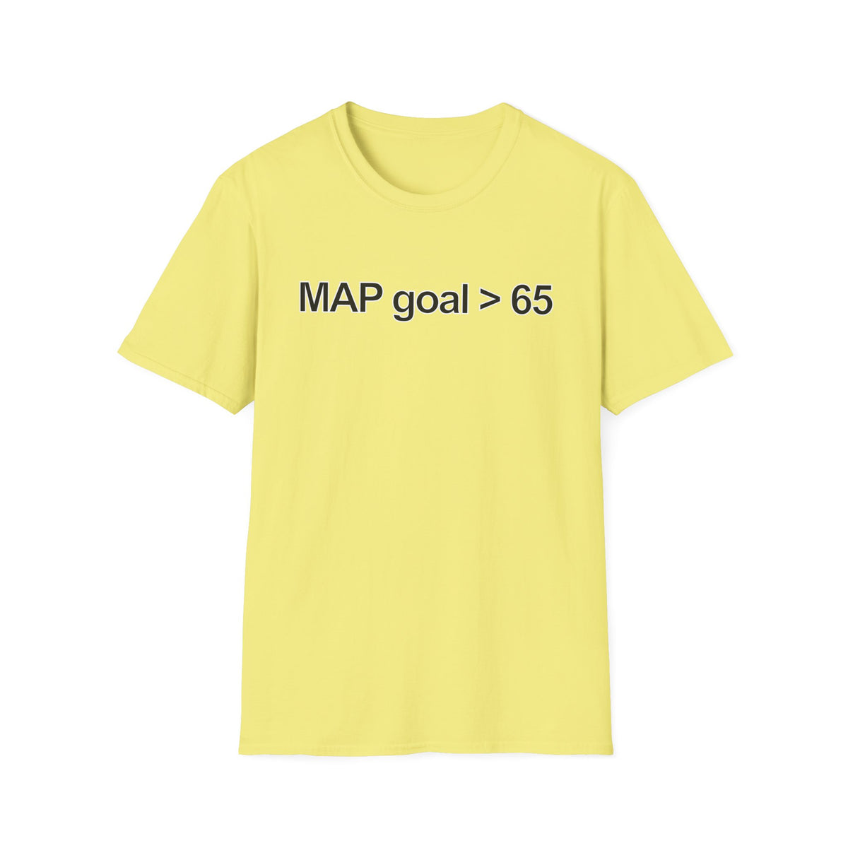 FRONT ONLY MAP Goal > 65 Shirt