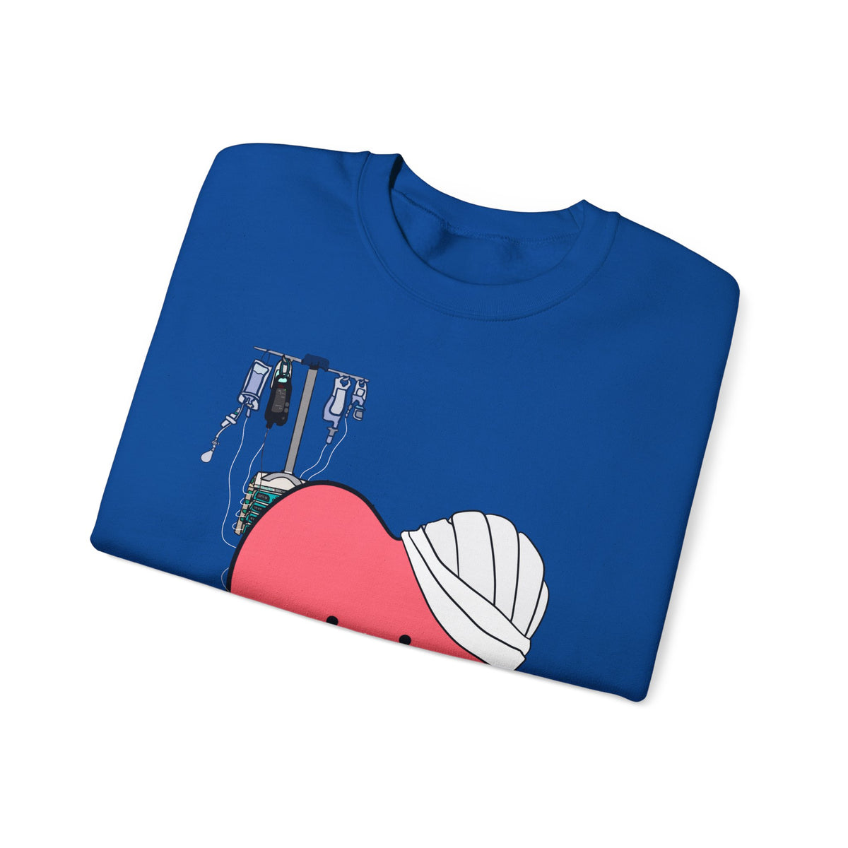 FRONT ONLY Post Op Heart Sweater