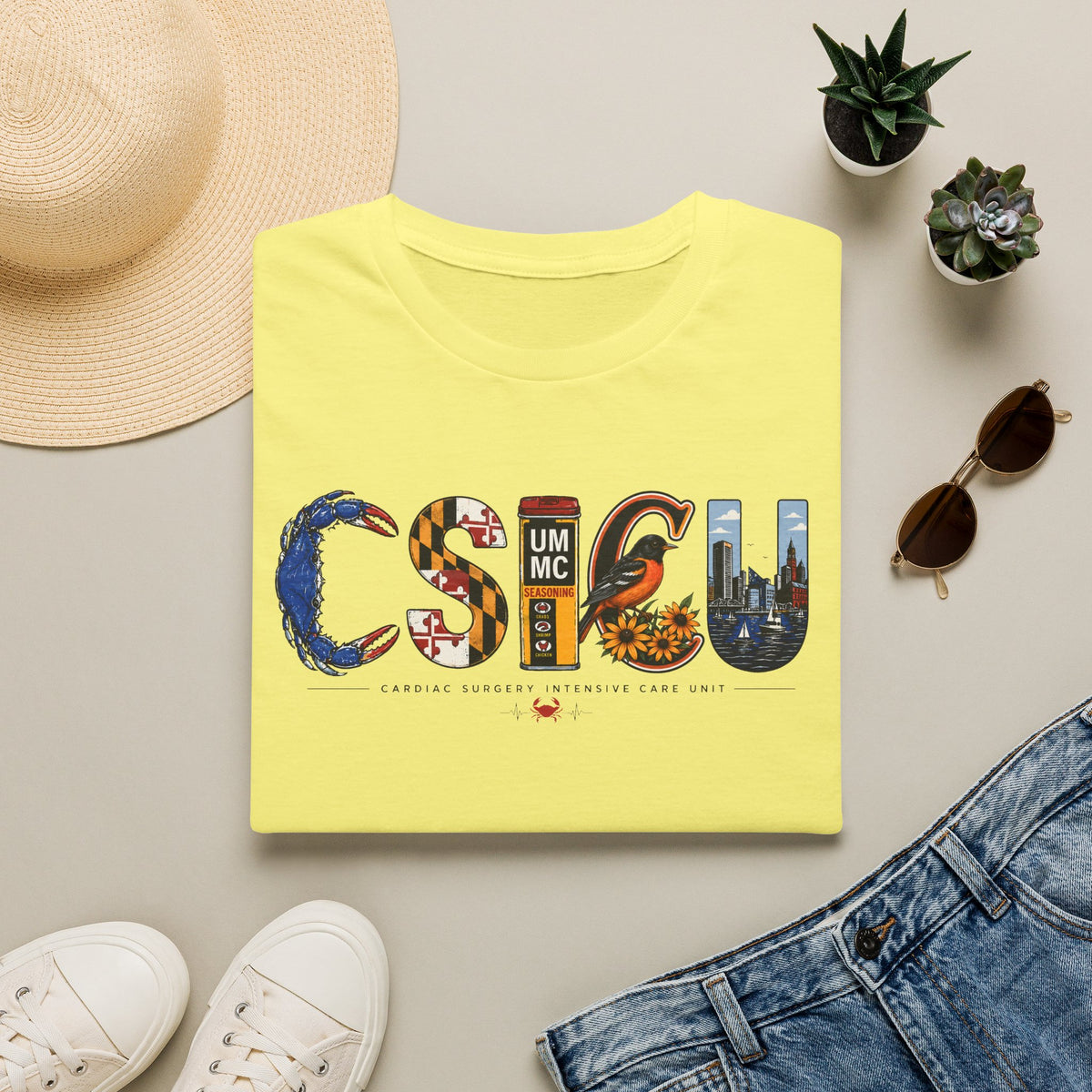 FRONT ONLY Maryland CSICU Shirt