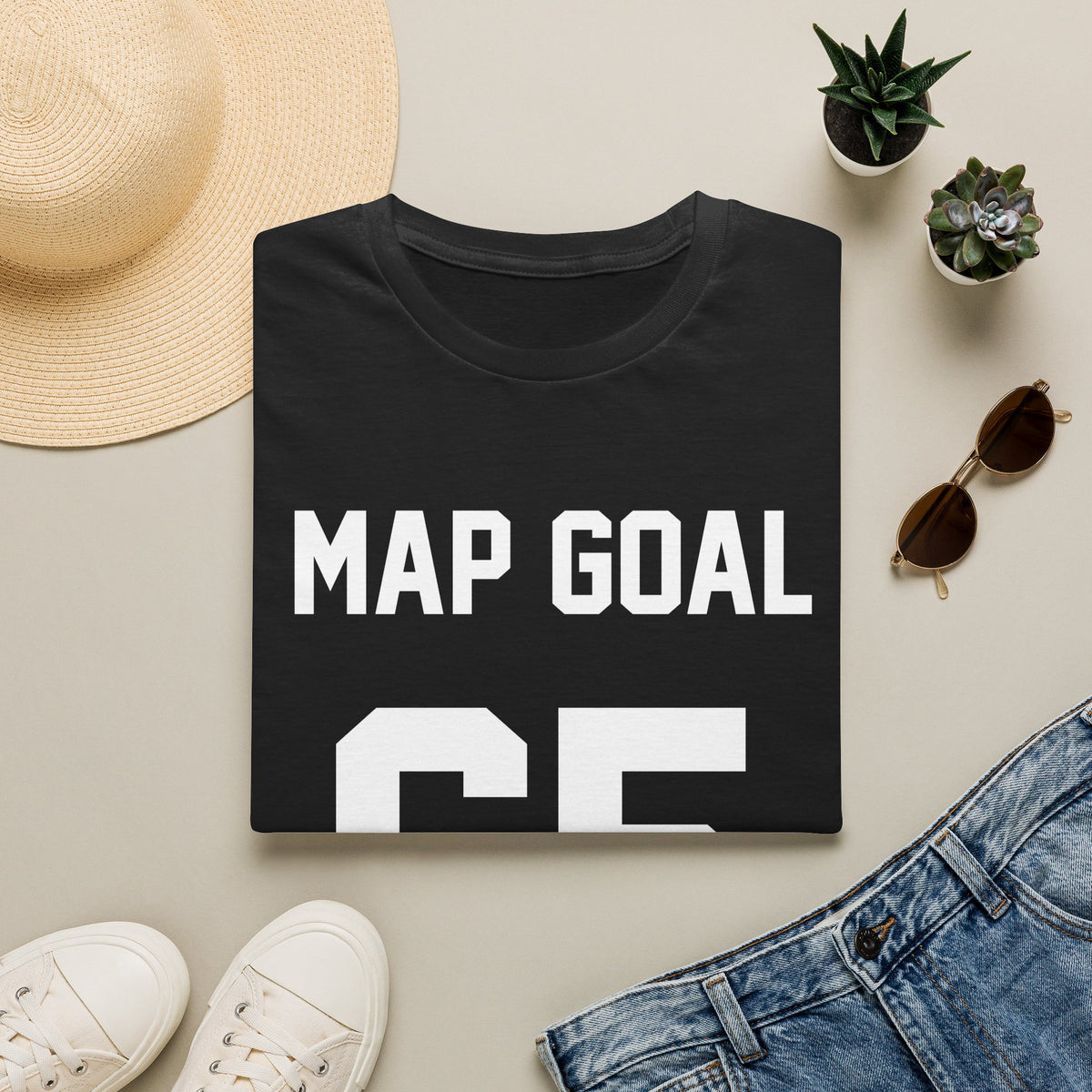 FRONT ONLY MAP Goal 65 Shirt
