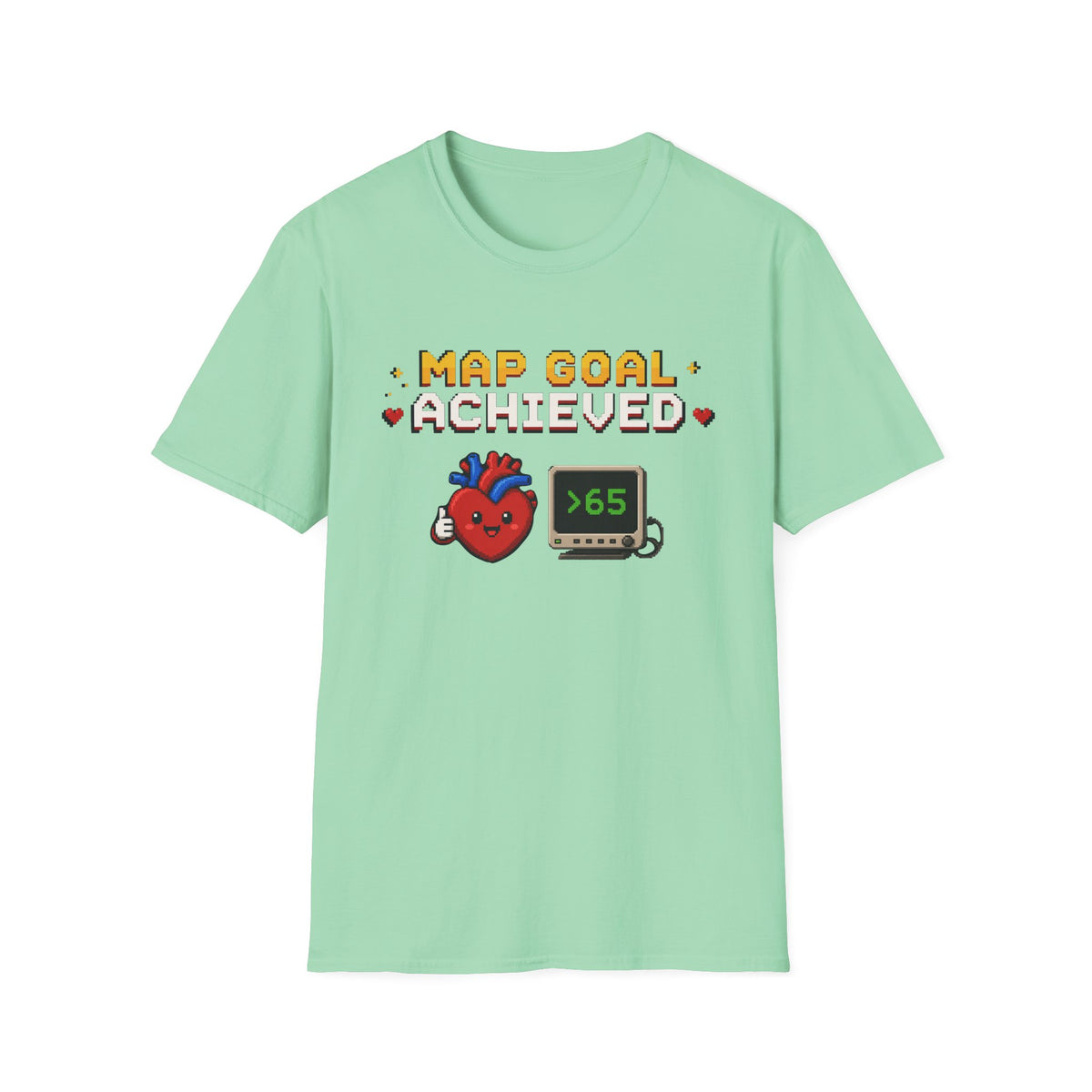 FRONT ONLY MAP Goal Achieved Shirt
