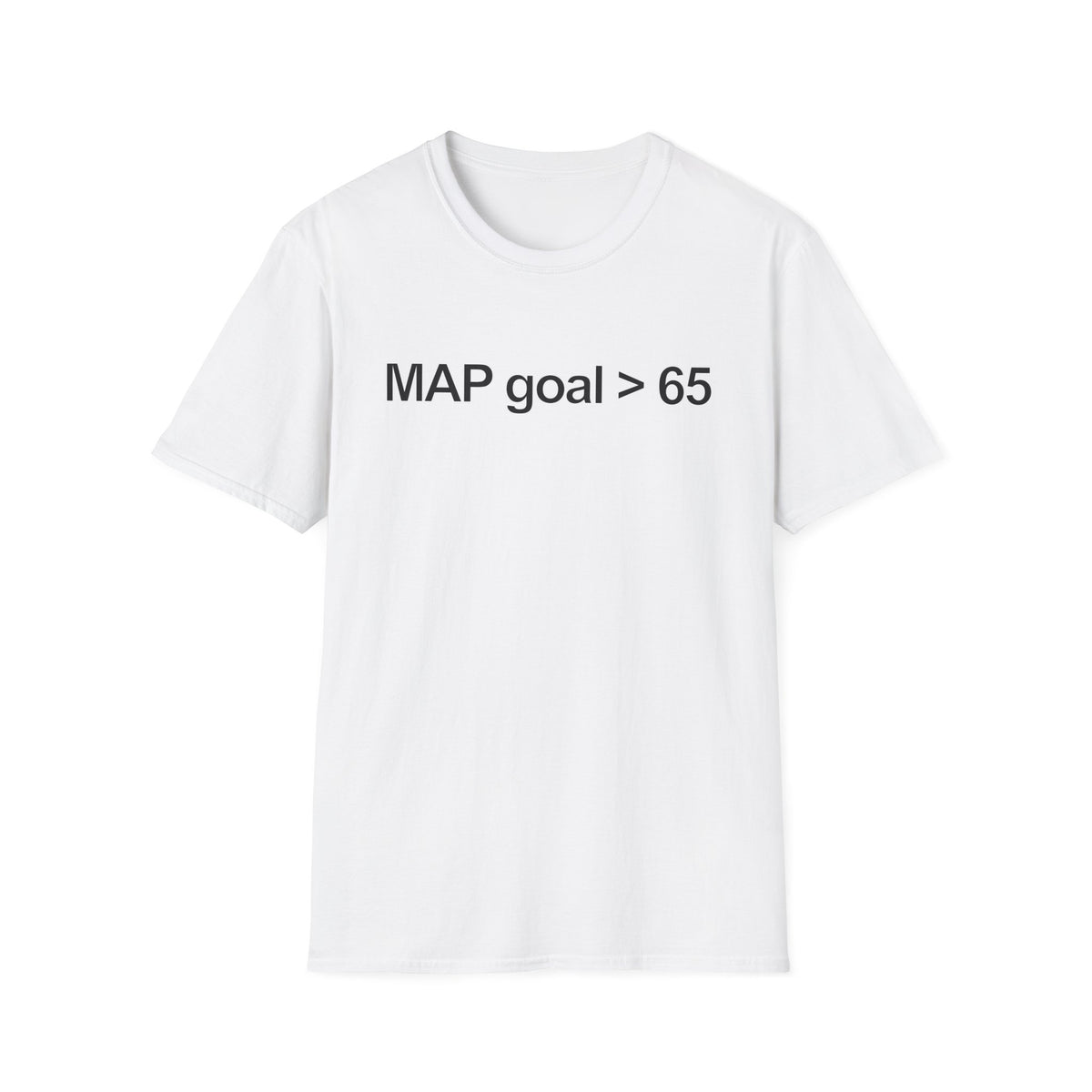 FRONT ONLY MAP Goal > 65 Shirt
