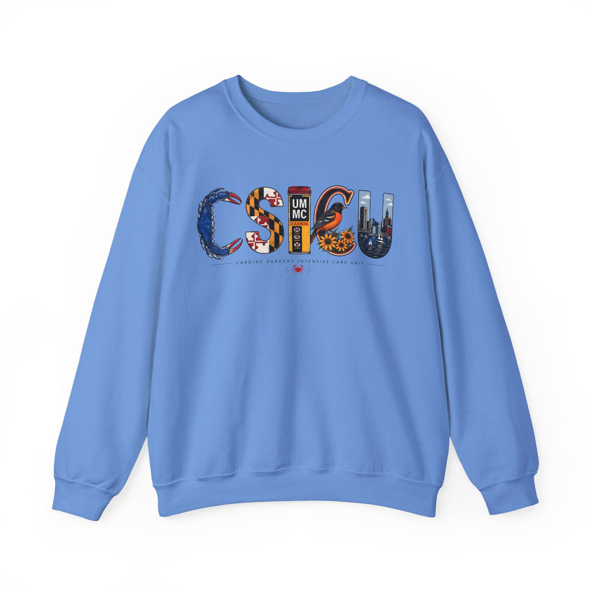 FRONT ONLY Maryland CSICU Sweater