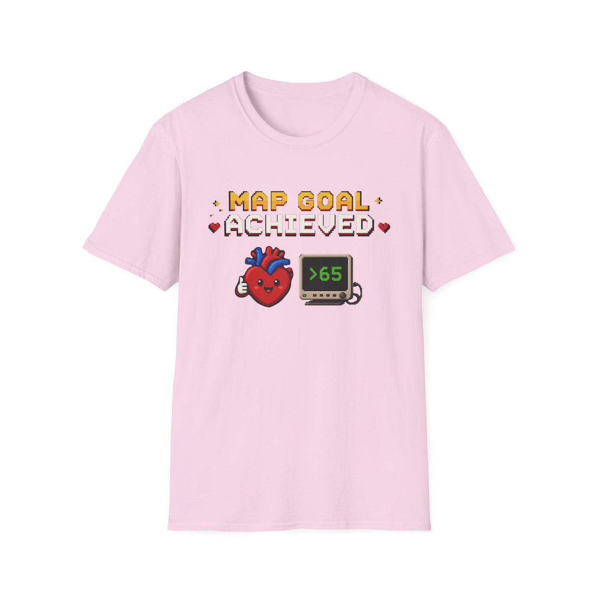 FRONT ONLY MAP Goal Achieved Shirt
