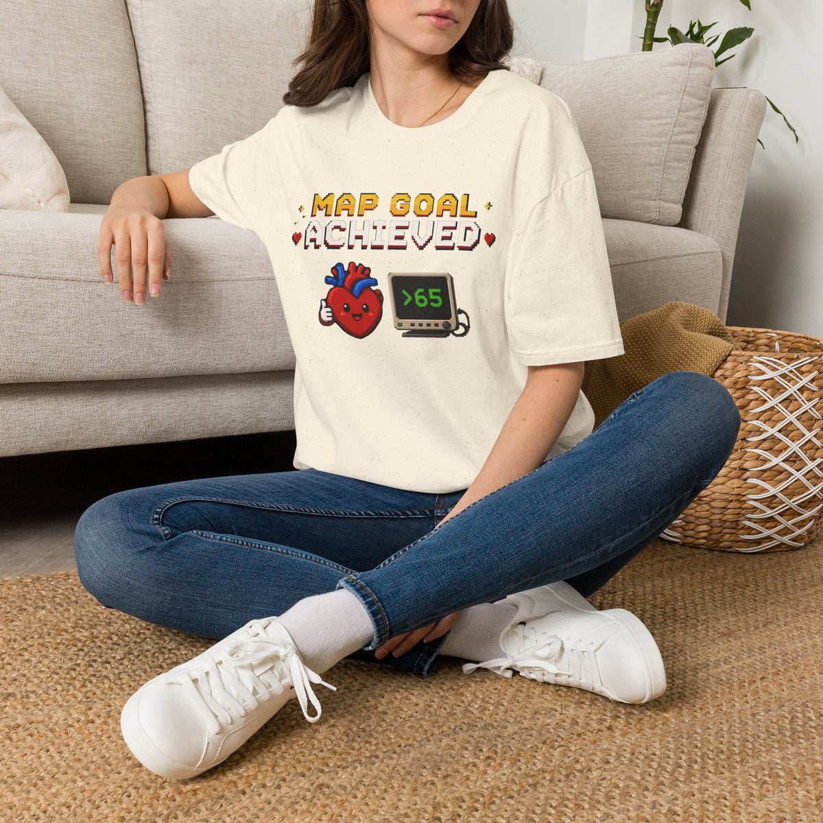 FRONT ONLY MAP Goal Achieved Shirt
