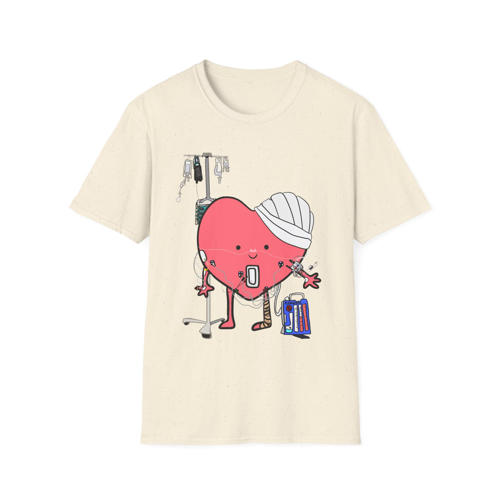 FRONT ONLY Post Op Heart Shirt