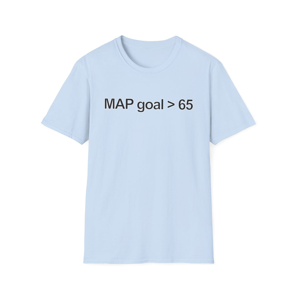FRONT ONLY MAP Goal > 65 Shirt