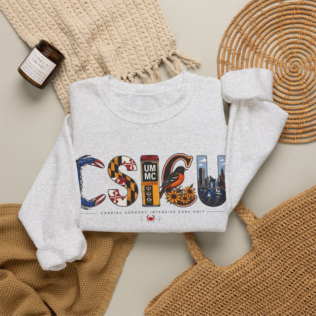 FRONT ONLY Maryland CSICU Sweater
