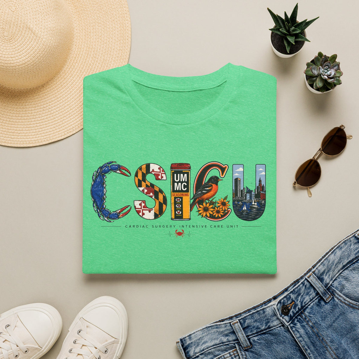 FRONT ONLY Maryland CSICU Shirt