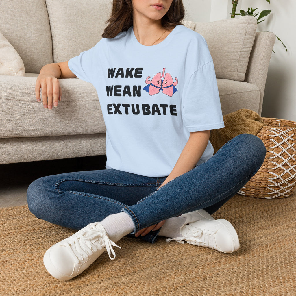 FRONT ONLY Wake Wean Extubate Shirt