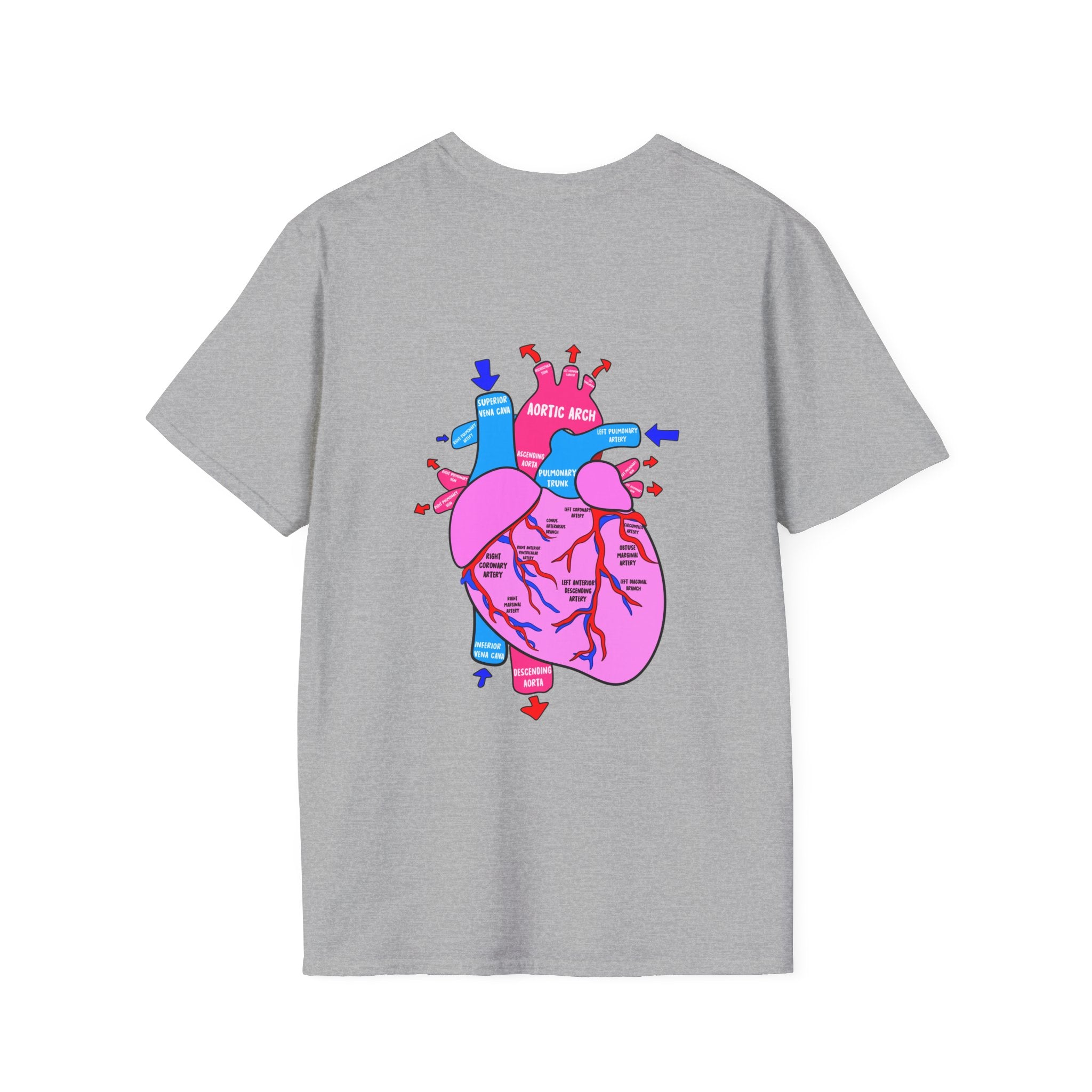 CSICU Labeled Heart Shirt
