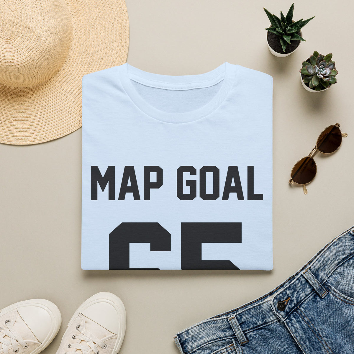 FRONT ONLY MAP Goal 65 Shirt
