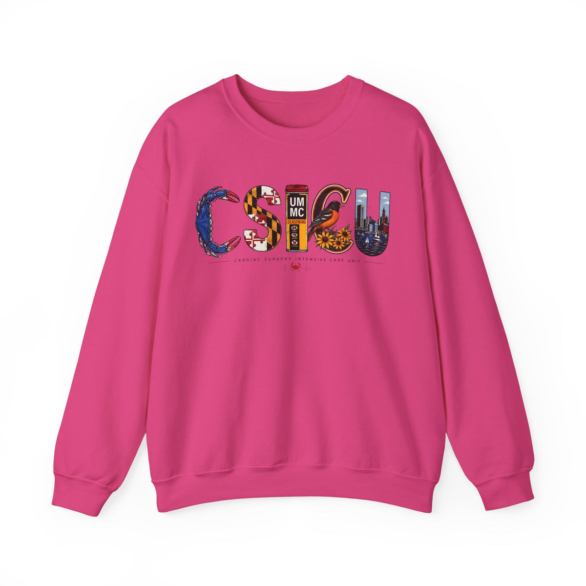 FRONT ONLY Maryland CSICU Sweater