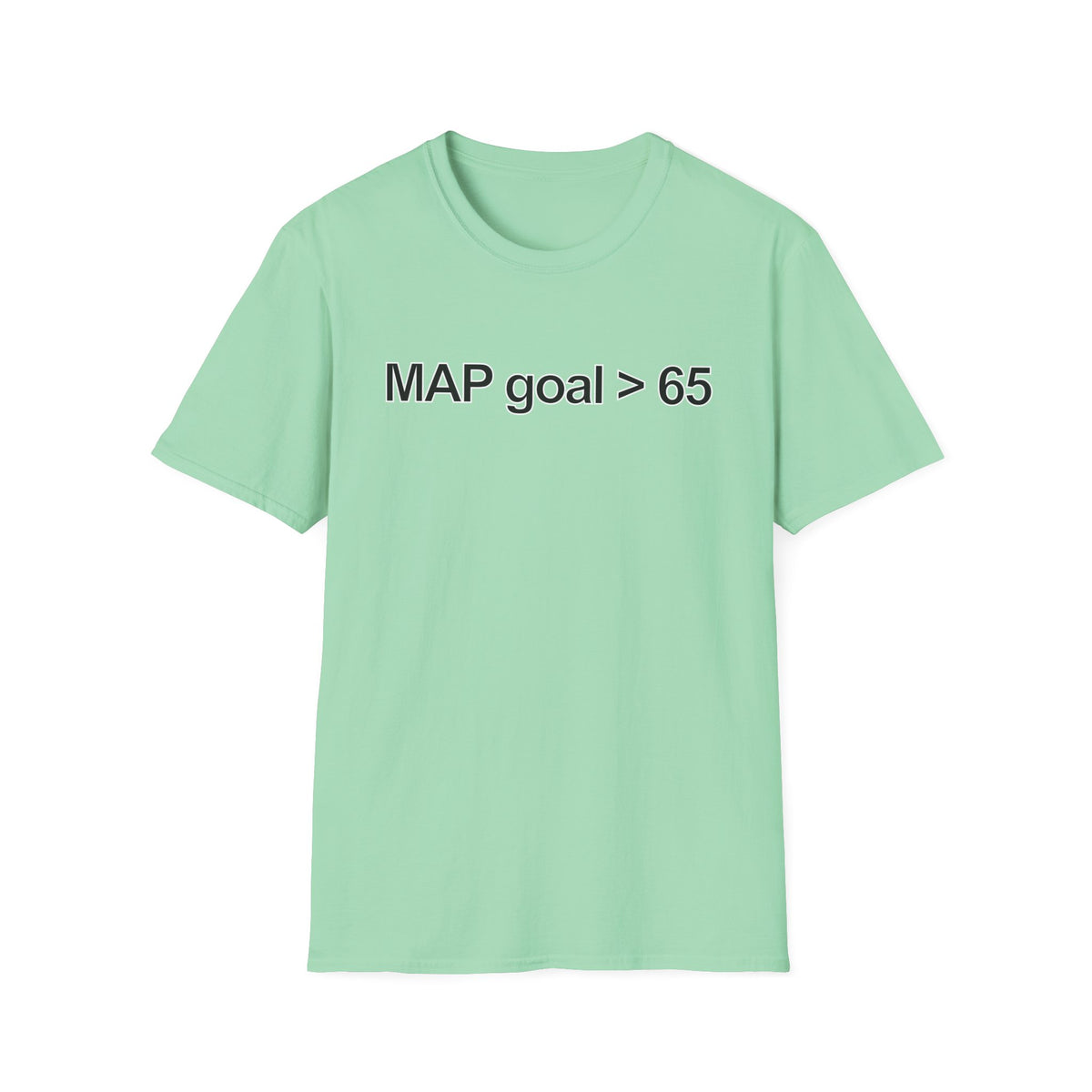FRONT ONLY MAP Goal > 65 Shirt