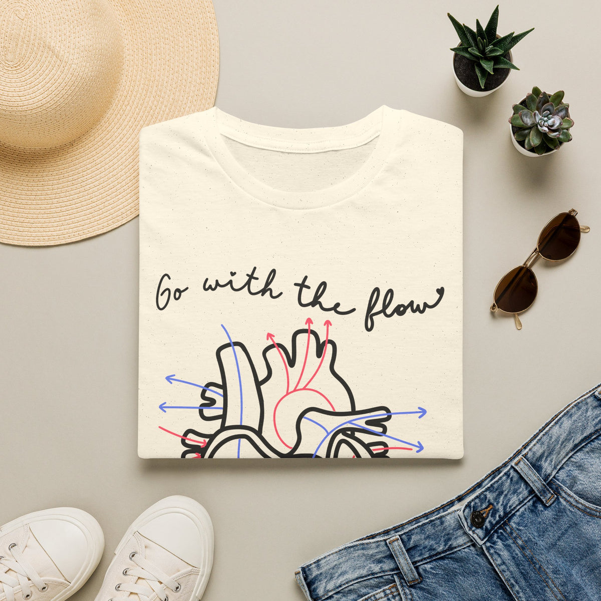 FRONT ONLY Go With The Flow Shirt