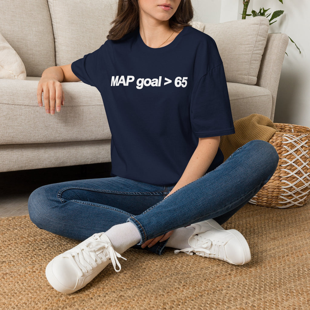 FRONT ONLY MAP Goal > 65 Shirt