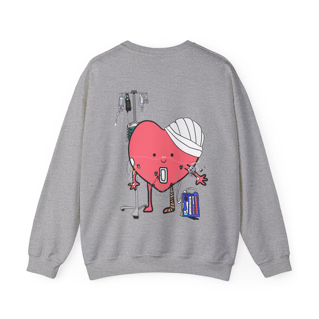 Post Op Heart Sweater