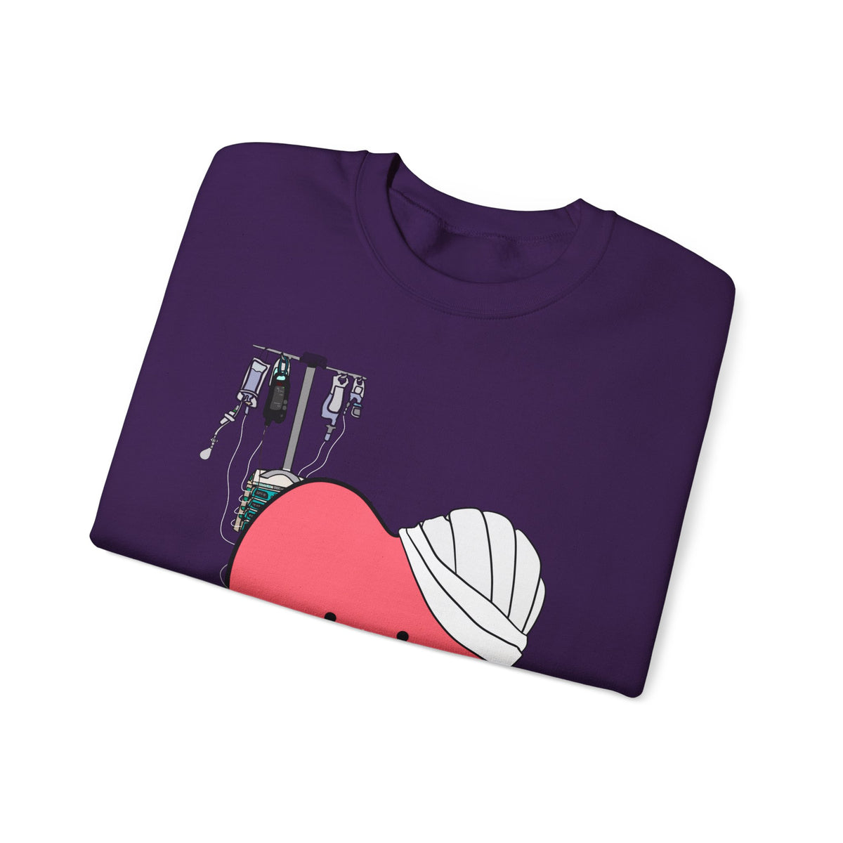 FRONT ONLY Post Op Heart Sweater