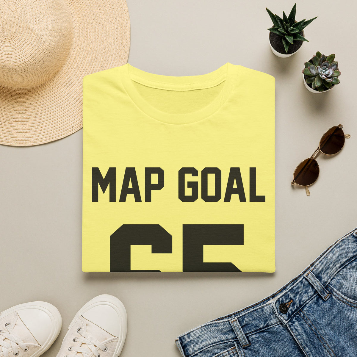 FRONT ONLY MAP Goal 65 Shirt