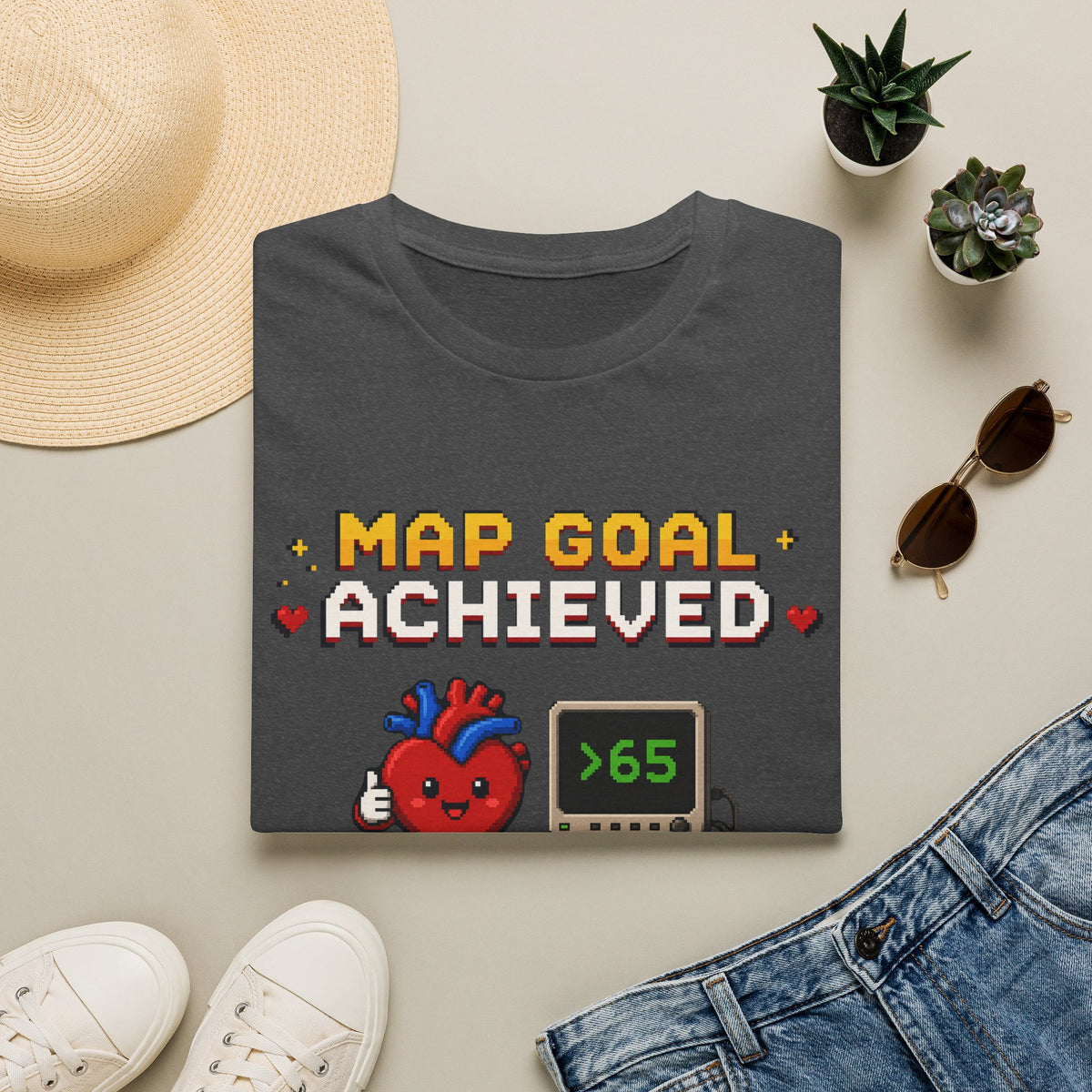 FRONT ONLY MAP Goal Achieved Shirt