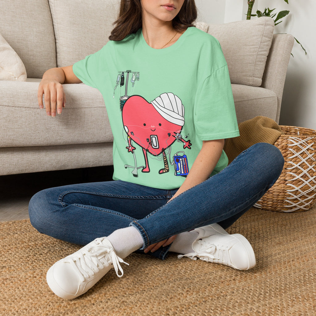 FRONT ONLY Post Op Heart Shirt