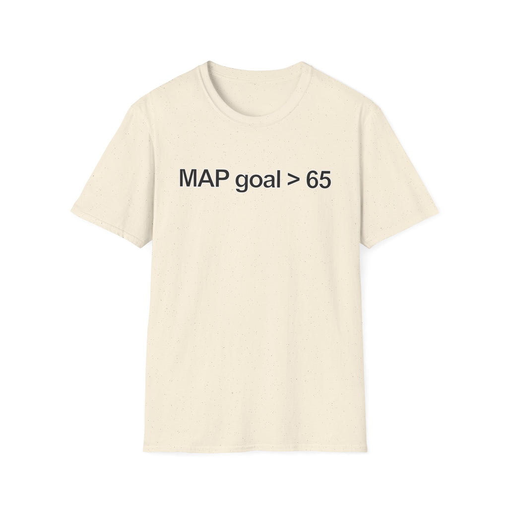 FRONT ONLY MAP Goal > 65 Shirt
