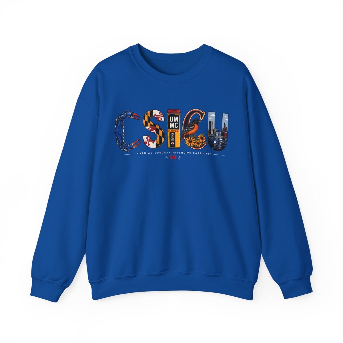 FRONT ONLY Maryland CSICU Sweater