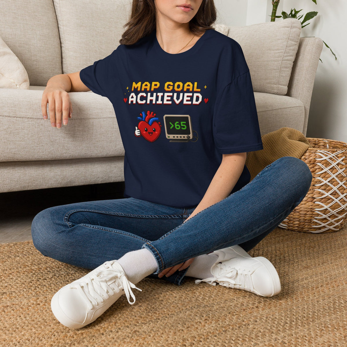 FRONT ONLY MAP Goal Achieved Shirt