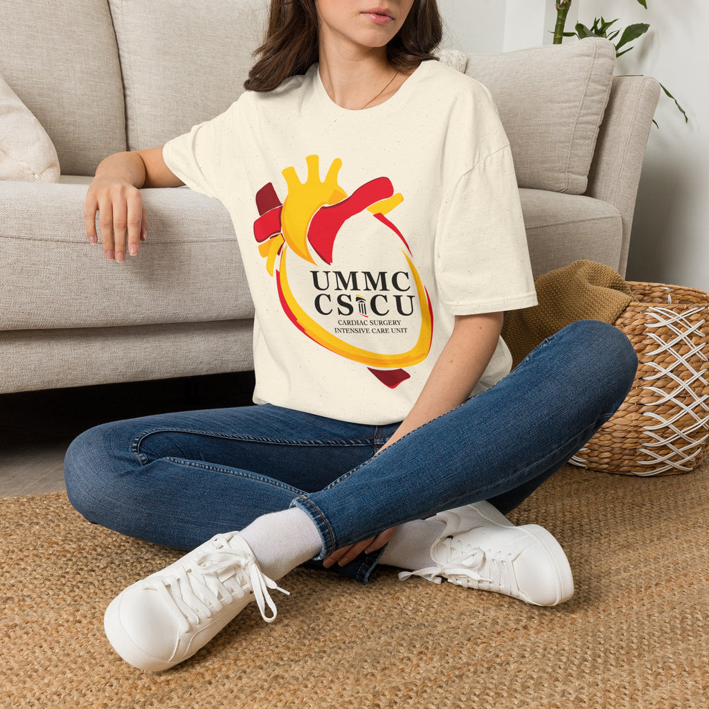 FRONT ONLY CSICU Heart shirt