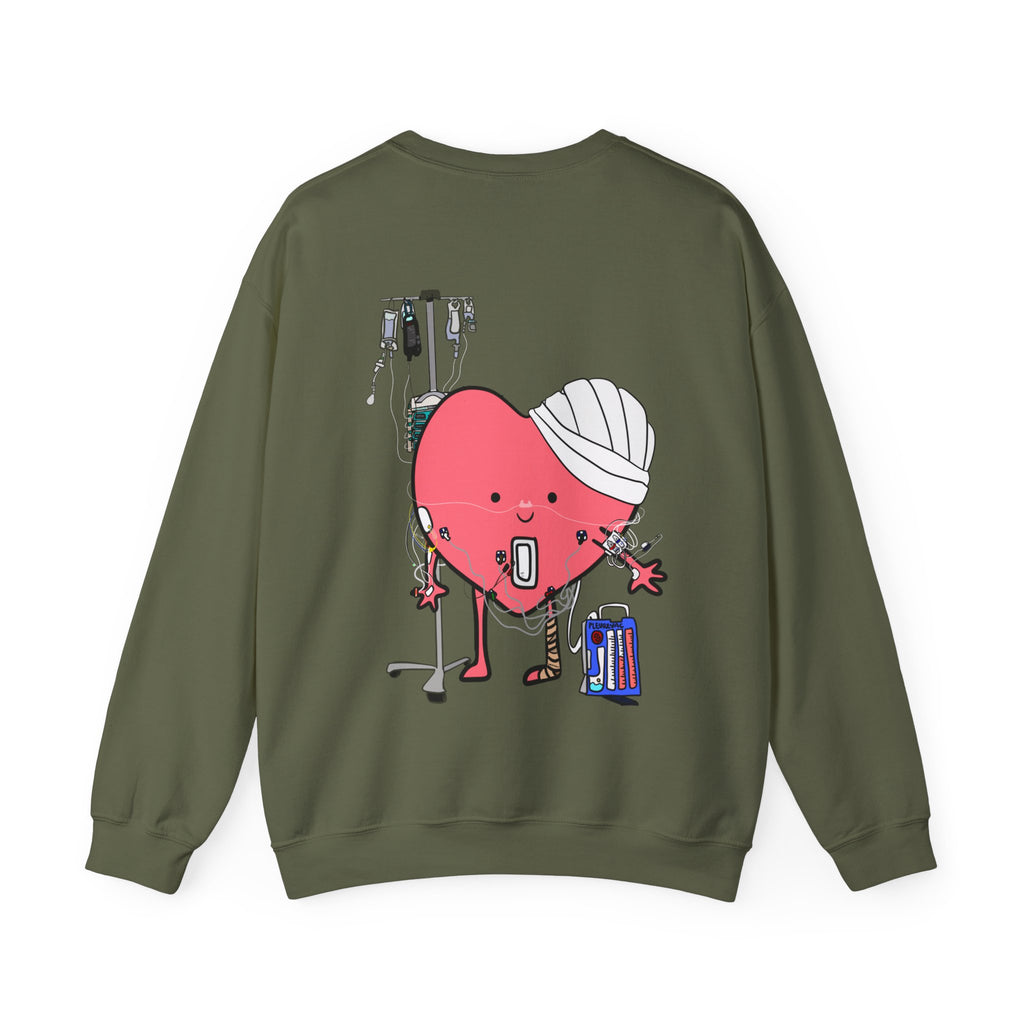 Post Op Heart Sweater