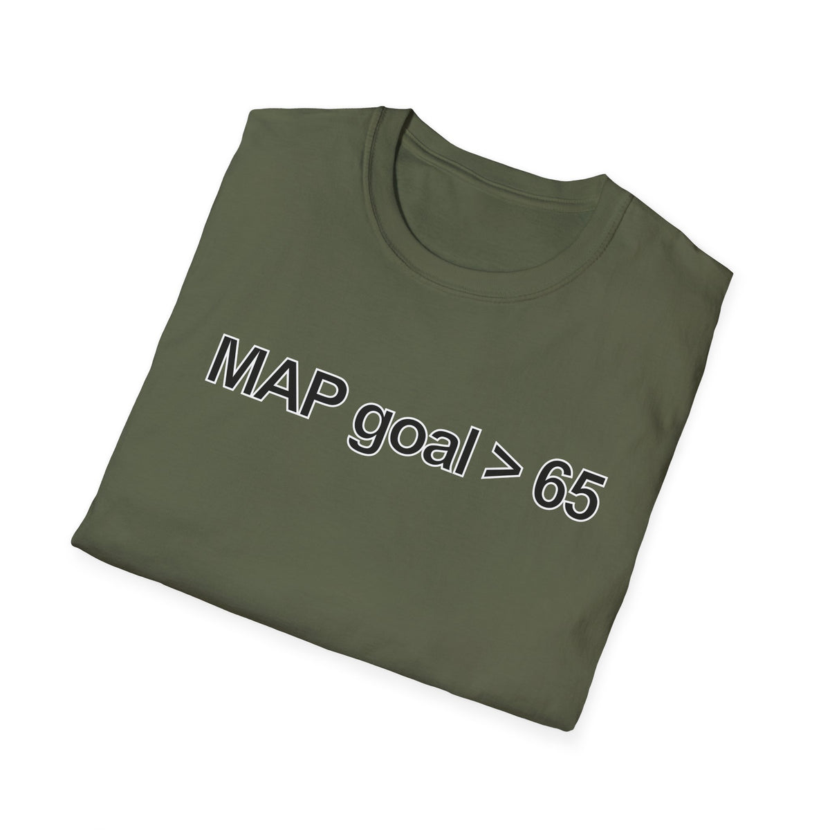 FRONT ONLY MAP Goal > 65 Shirt