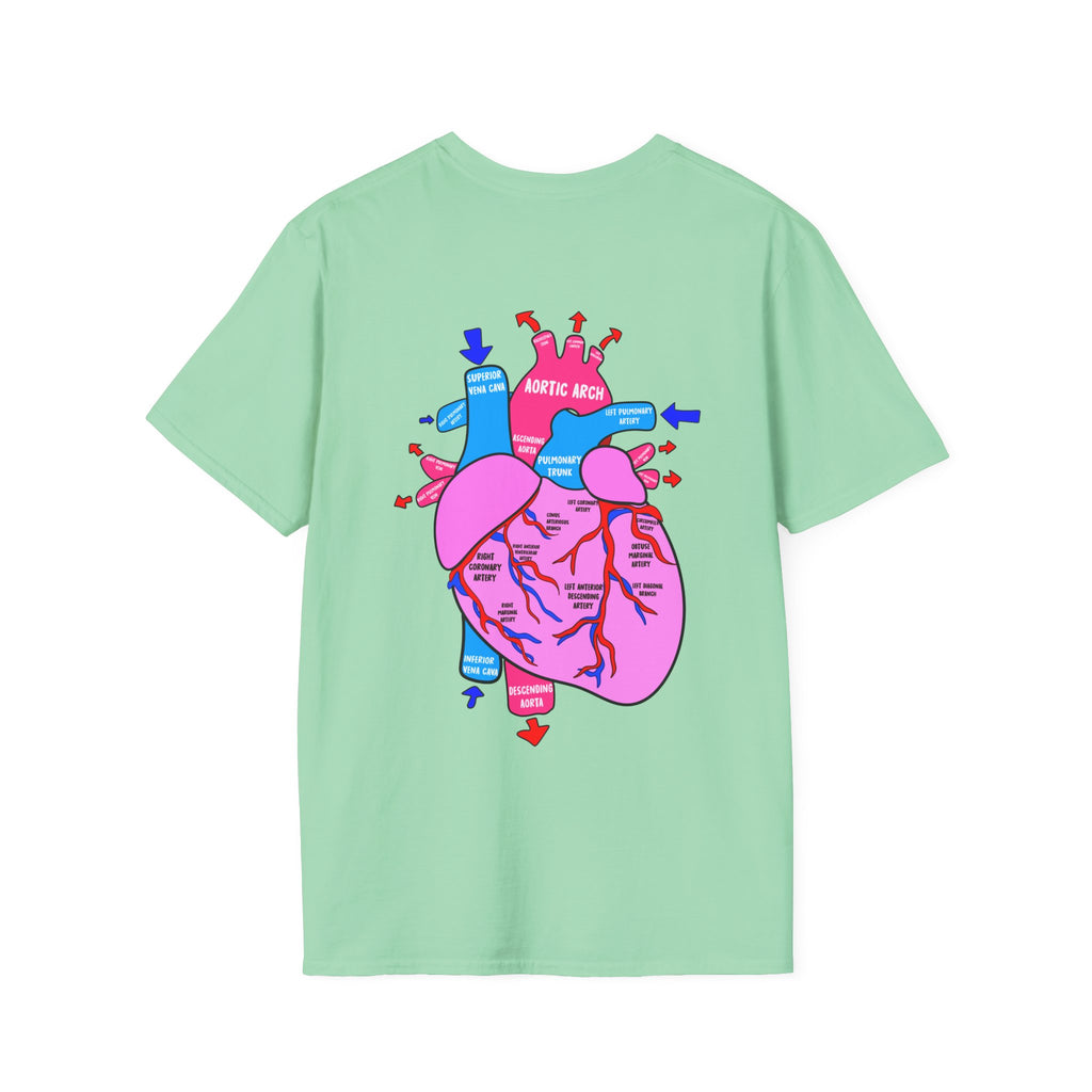 CSICU Labeled Heart Shirt