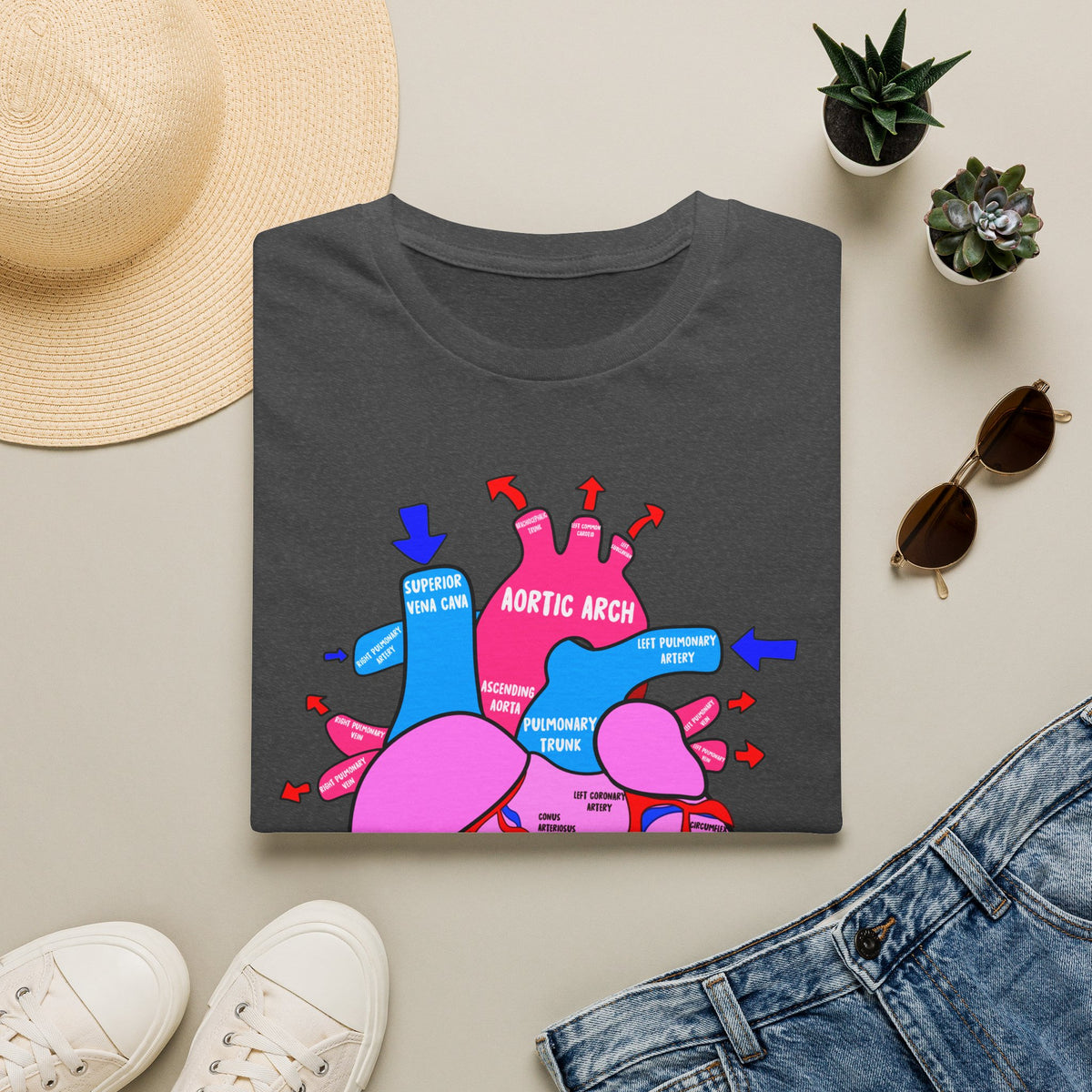 FRONT ONLY Coronary Arteries Shirt